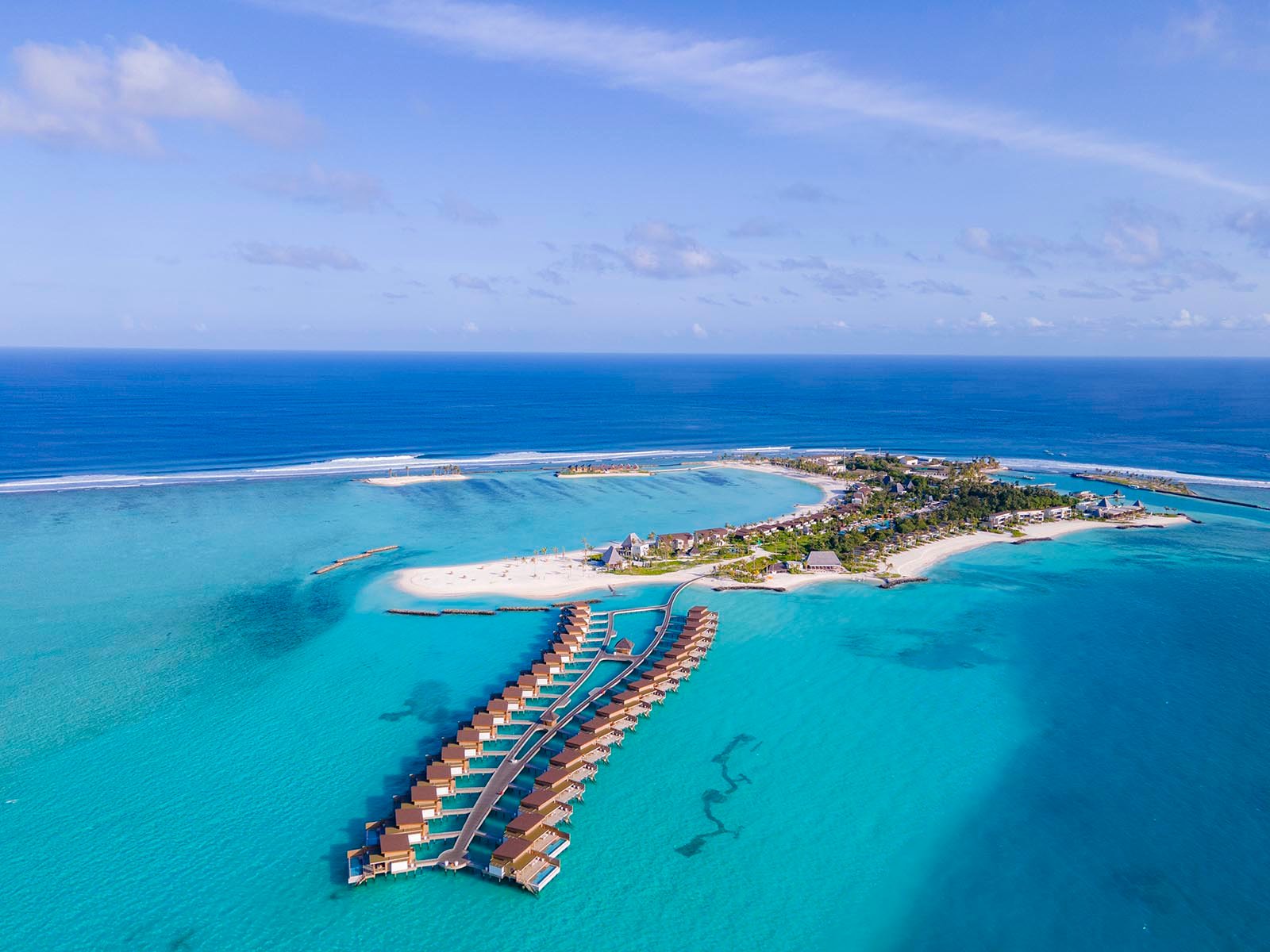 Kudafushi Resort - Aerial View