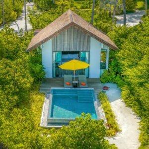 Gold Beach Private Pool Villa - Hard Rock Hotel Maldives