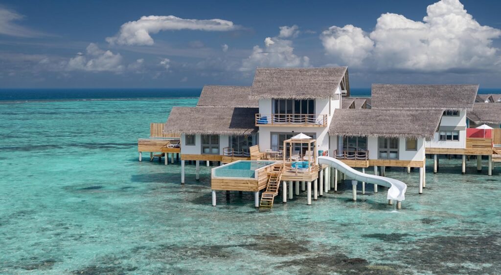 Two-Bedroom-Lagoon-Pool-Villa-With-Slide-Drone-Shot-Cora-Cora-Maldives-4
