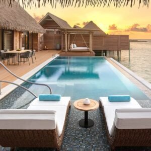 Two Queen Bedded Overwater Villa with Pool - Waldorf Astoria