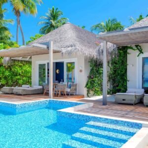 Two Bedroom Family Beach Villa With Pool - Baglioni Maldives