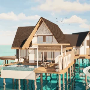 Water Pool Suite with Slide - Meyyafushi Maldives